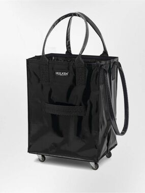 Hulken Medium Rolling Tote Bag Black Collapsible Shopping Cart NEW